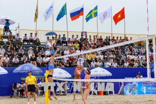 Ouverture du tournoi mondial de beach-volley féminin Tuan Chau-Ha Long 2018