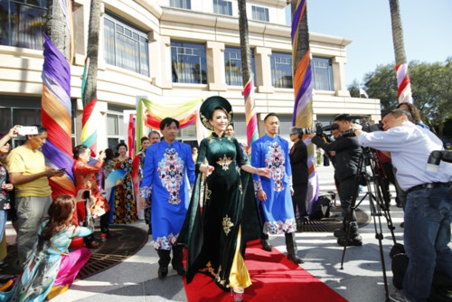 L’ao dai honoré à San Jose