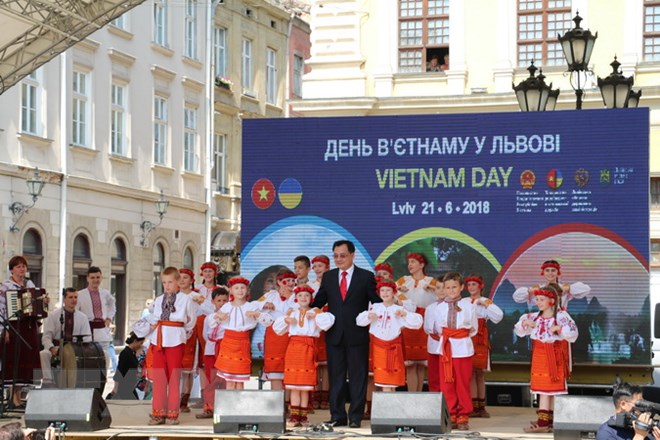 Impressionnante journée vietnamienne en Ukraine