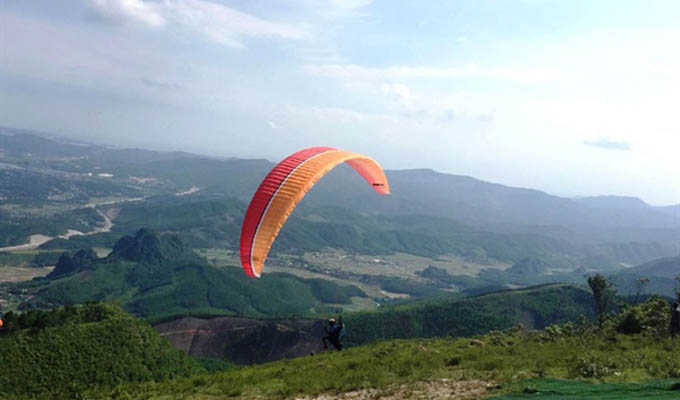 Le championnat de parapente de l’Année nationale du Tourisme 2018 s’ouvre à Quang Ninh