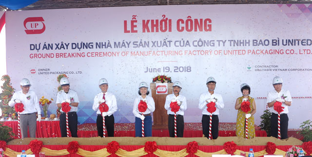 Emballage Mise en chantier d’une usine japonaise à Hô Chi Minh-Ville