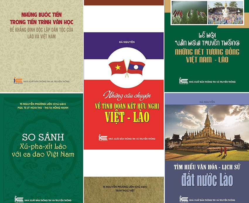 Publication d une collection de livres sur les relations Vietnam-Laos