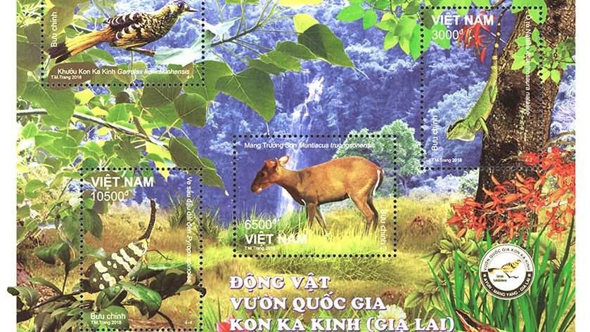 Emission de timbres à l’effigie d’animaux du parc national de Kon Ka Kinh