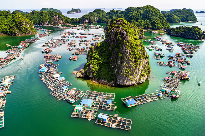 La beauté majestueuse du Vietnam vue du ciel