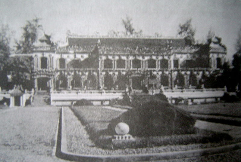 Hue Projet de restauration du palais Kien Trung