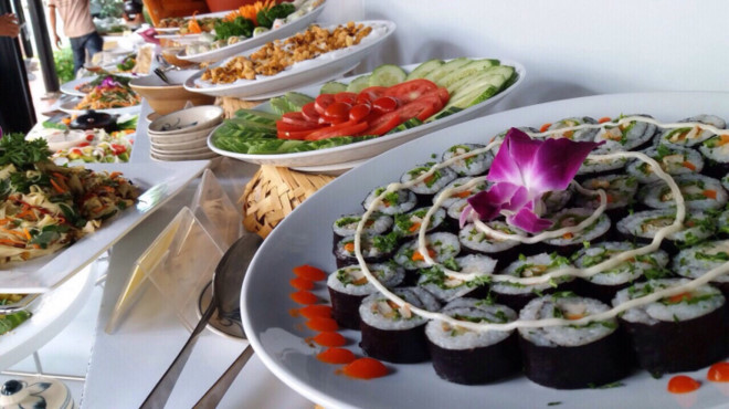 Hô Chi Minh-Ville Semaine de la gastronomie végétarienne au parc Dâm Sen