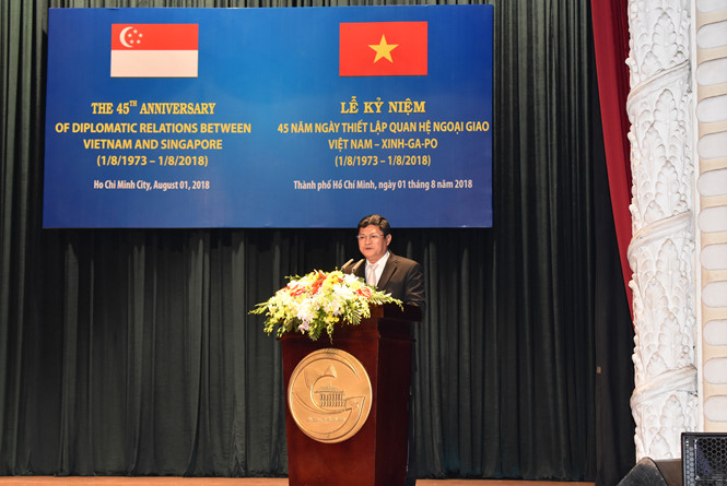 Singapour investit plus de 10 milliards de dollars à Ho Chi Minh-Ville