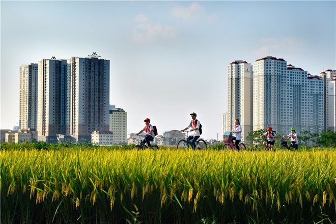 Hanoi exposition de photos sur la vie en banlieue