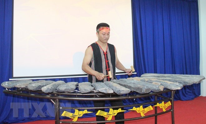 Binh Phuoc un lithophone reconnu Trésor national