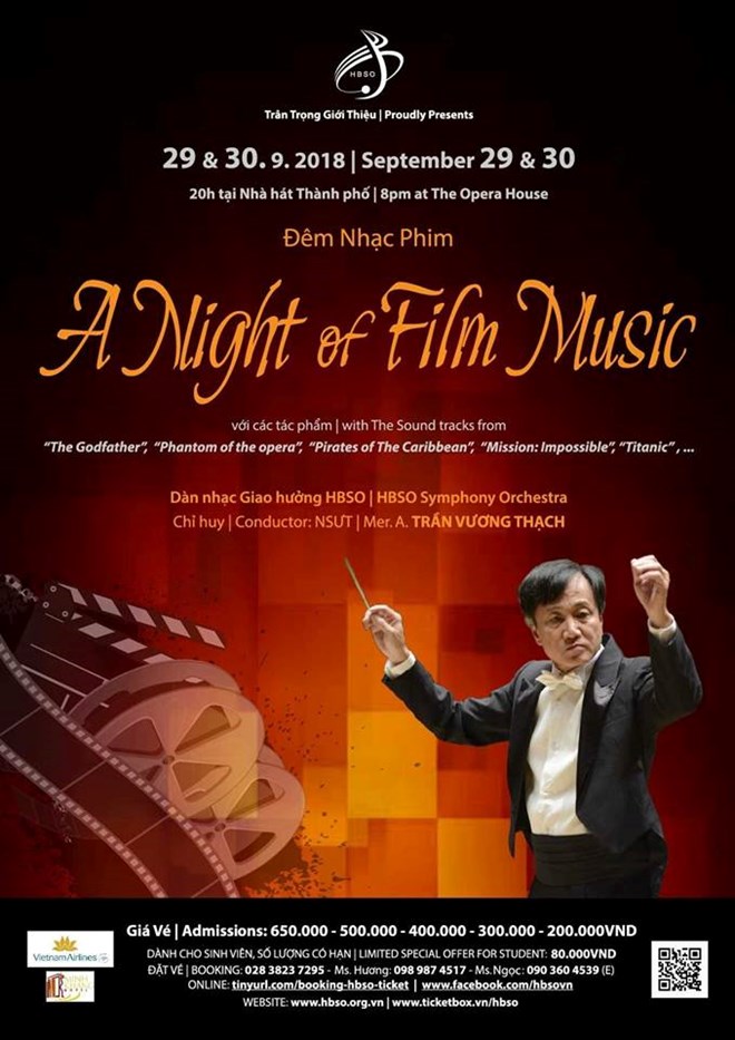 “Une nuit de Musique de film” à Hô Chi Minh-Ville