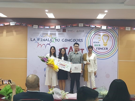 Le Vietnam remporte le 1er prix du concours de startup francophone 2018
