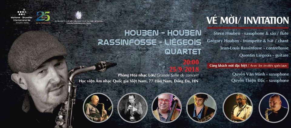 Deux concerts de jazz aux couleurs belges au Vietnam