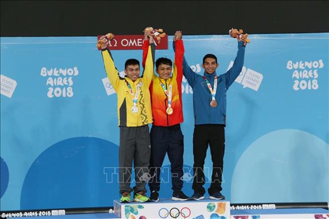 Jeux olympiques de la jeunesse d été  deux médailles pour le Vietnam en haltérophilie
