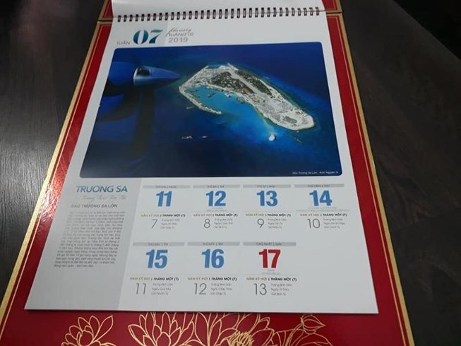 Publication d’un calendrier spécial sur Truong Sa