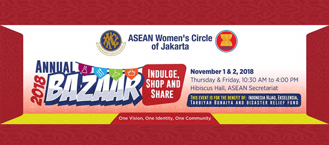 Ouverture du Bazar 2018 du Cercle des femmes de l ASEAN à Jakarta