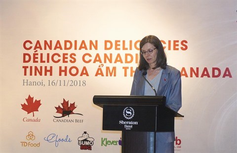 La gastronomie canadienne pour un gala de délices à Hanoi