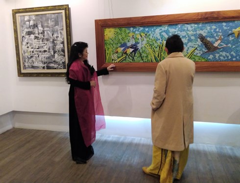 Exposition des beaux-arts vietnamo – sud-coréenne à Hanoï