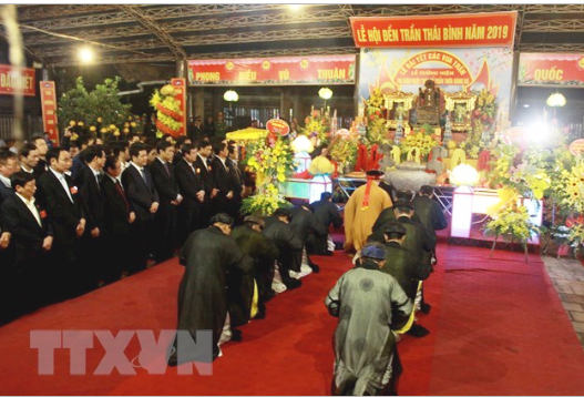 Ouverture de la fête du Temple des rois Tran à Thai Binh