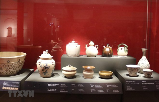 Des antiquités vietnamiennes exposées en R Corée