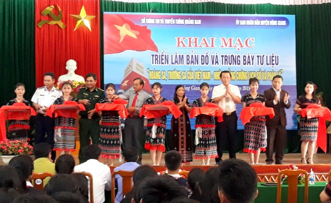 Exposition sur Hoang Sa et Truong Sa à Quang Nam