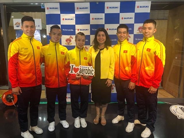 La délégation vietnamienne remporte trois médailles d or au tournoi mondial d aérobic