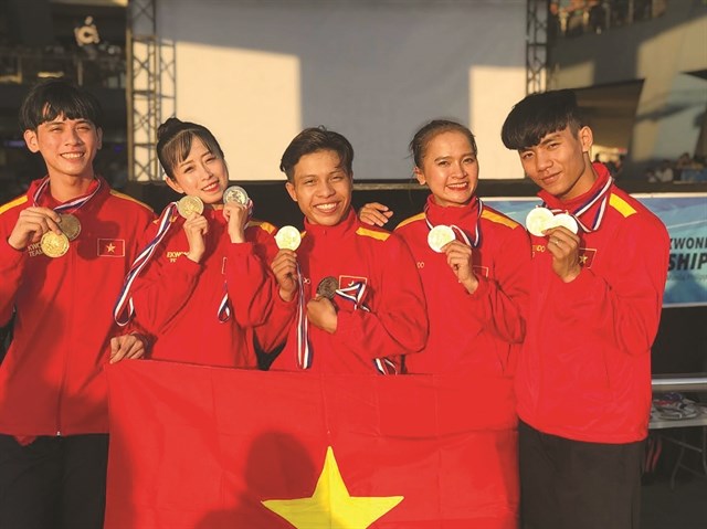Le Vietnam remporte 72 médailles au Championnat de taekwondo de l ASEAN