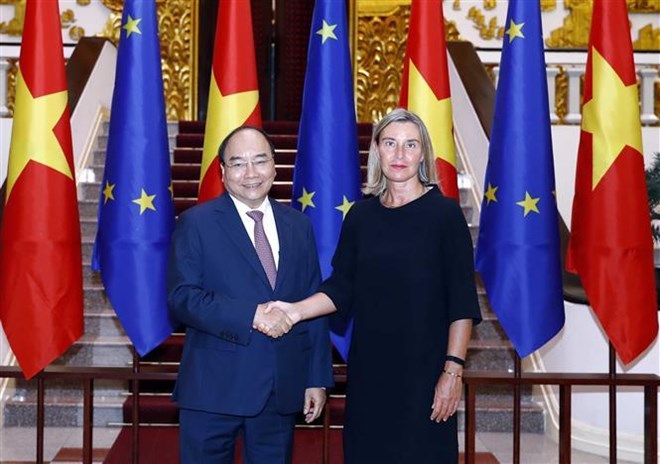Le Premier ministre reçoit la vice-présidente de la Commission européenne