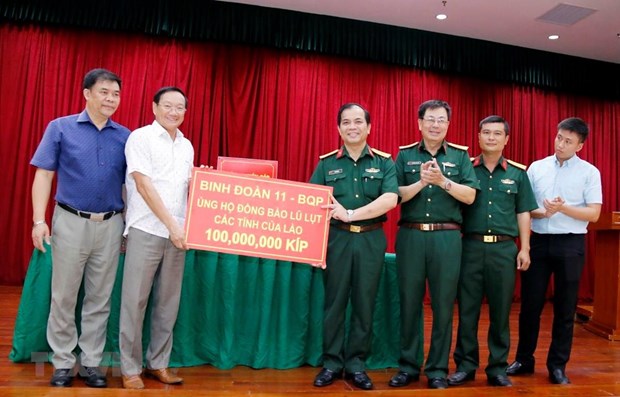 L ambassade du Vietnam recueille des fonds pour les victimes des inondations au Laos