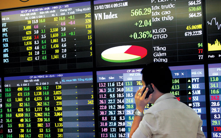 Bourse 228 entreprises gagnent plus de 5 500 milliards de dongs