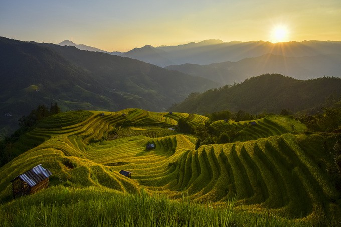 Les escaliers vers le ciel à Hoang Su Phi