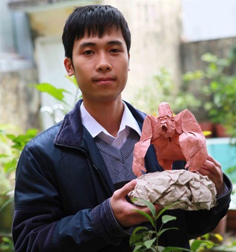 L’origamiste Nguyên Hùng Cuong, une réputation à l’international