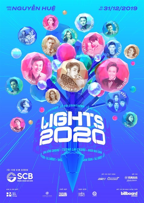 Le Festival Countdown Lights 2020 à Hô Chi Minh-Ville