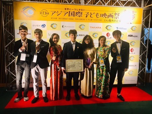 Des lycéens de Hanoi honorés au Festival international du film pour enfants d’Asie