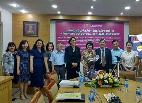 Université de Hanoï succès du projet du collège doctoral en langue française