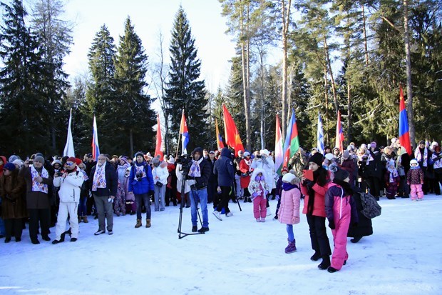 L ambassade du Vietnam participe aux Jeux diplomatiques d hiver en Russie