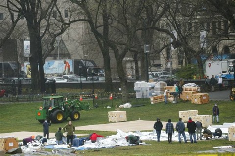 À New York, un hôpital de campagne dans Central Park