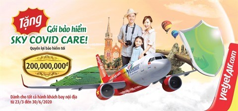 COVID-19 Vietjet offre une assurance spéciale à tous ses passagers