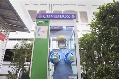 La Thaïlande installe des COVID Box pour protéger les agents de santé