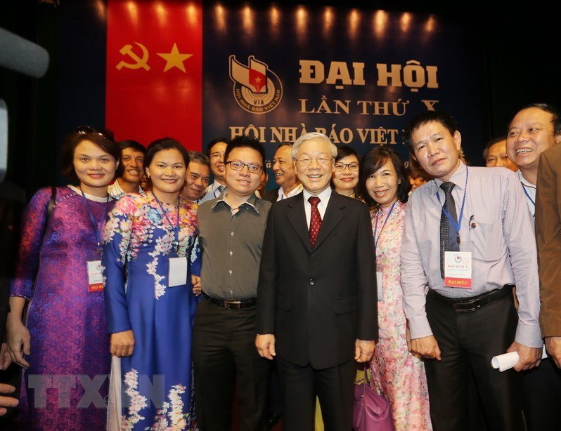[Photos] 70 ans de la création de l Association des journalistes du Vietnam