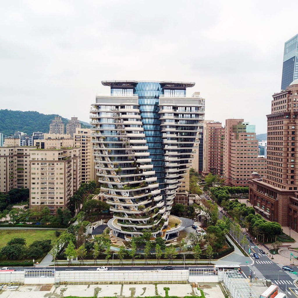 Les bâtiments avec une architecture unique en Asie