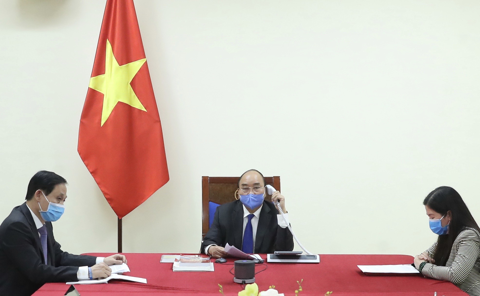 Conversation téléphonique entre les PM vietnamien et chinois