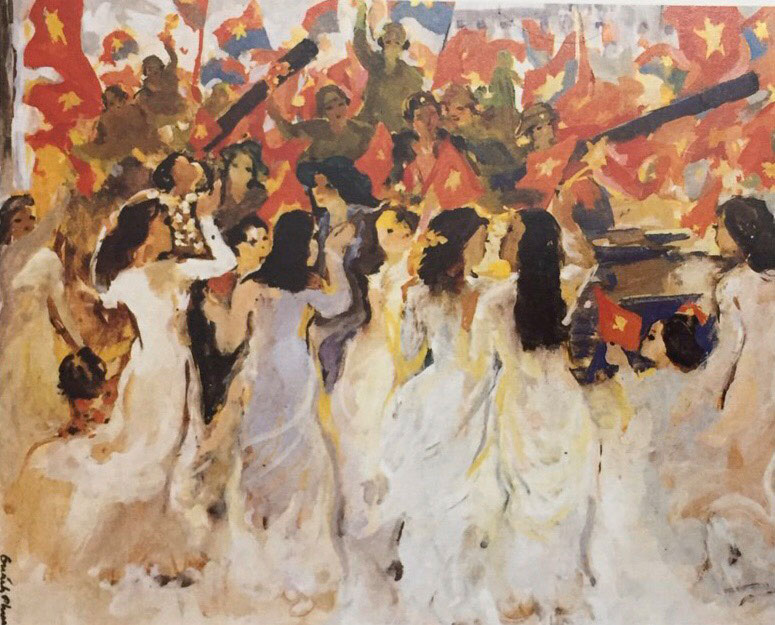 Exposition d art en ligne pour célébrer la grande victoire du Printemps 1975