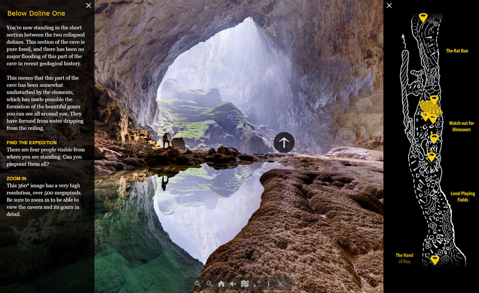 Son Doong fait partie des 10 plus belles visites virtuelles du monde
