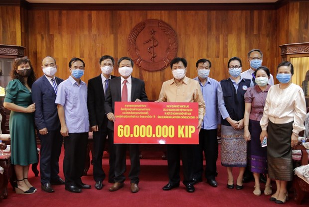 L ambassade du Vietnam soutient le Laos dans la lutte contre le COVID-19
