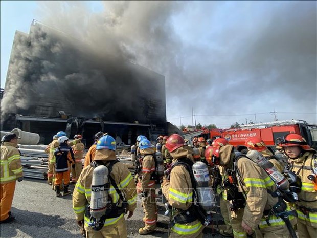 Incendie en République de Corée  le PM adresse un message de sympathie