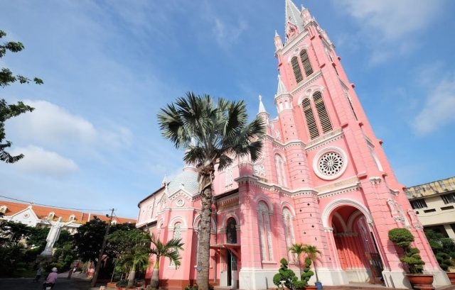 L église Tan Dinh HCM-V dans le top 10 des plus belles destinations roses du monde