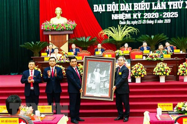 Ha Giang Ouverture du congrès du Parti du district de Quan Ba