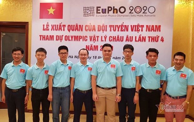Quatre élèves vietnamiens primés à la 4e Olympiade européenne de physique