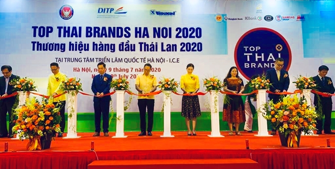 Ouverture de l exposition Top Thai Brands 2020 à Hanoï