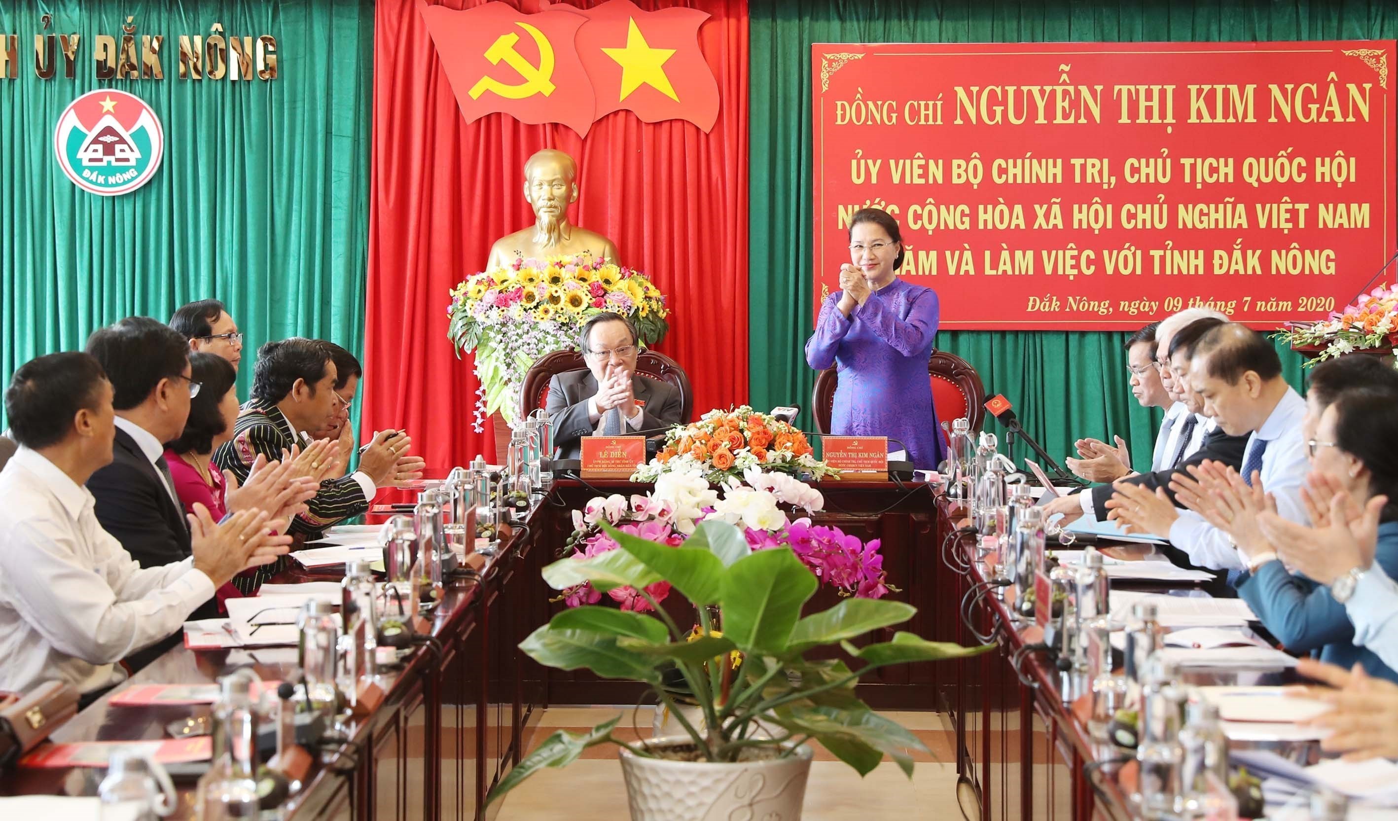 La présidente de l’AN exhorte Dak Nong à prêter attention aux politiques religieuses